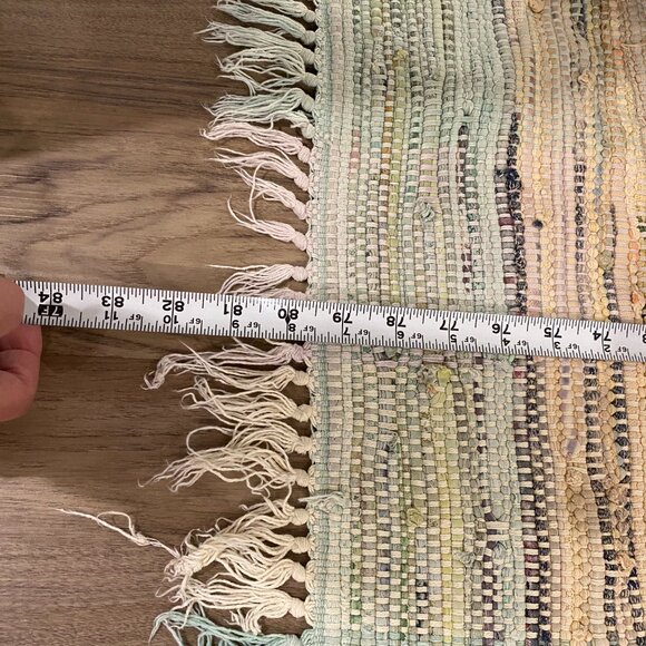 Long Rag Rug Multicolored - Picture 7 of 9